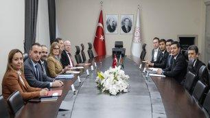 DEPUTY MINISTER AŞKAR MEETS WITH HER TURKMENISTANI COUNTERPART MUHAMMEDOVİÇ